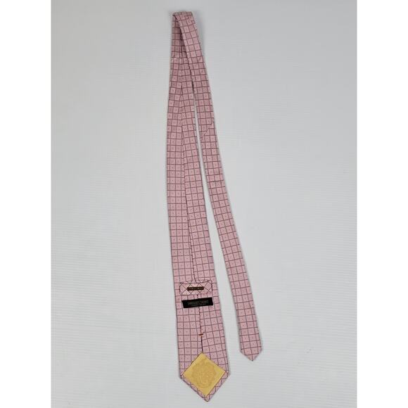 Donald Trump President Signature Collection Pink Geometric Square Tie 100%‎ Silk - Picture 3 of 8